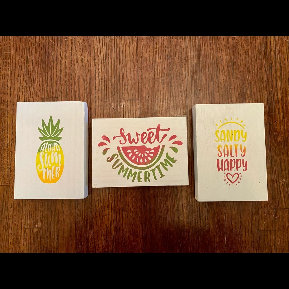 Fruity Summertime Tiered Tray Decor